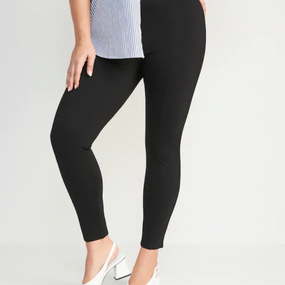 Stevie High Rise Ponte Knit Pant